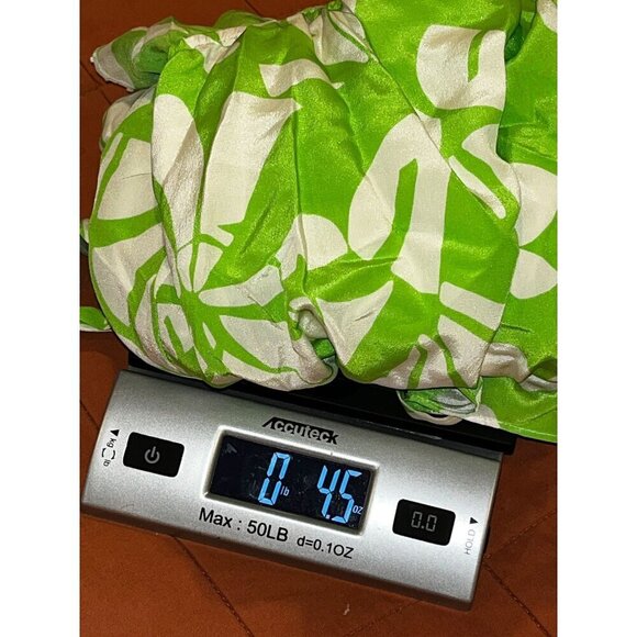 Lilly Pulitzer Green & White Tropical Print Ruffle Dress Women Size 0 - Picture 10 of 10